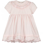 Emile et Rose Girls Brandy Scalloped Collar Dress